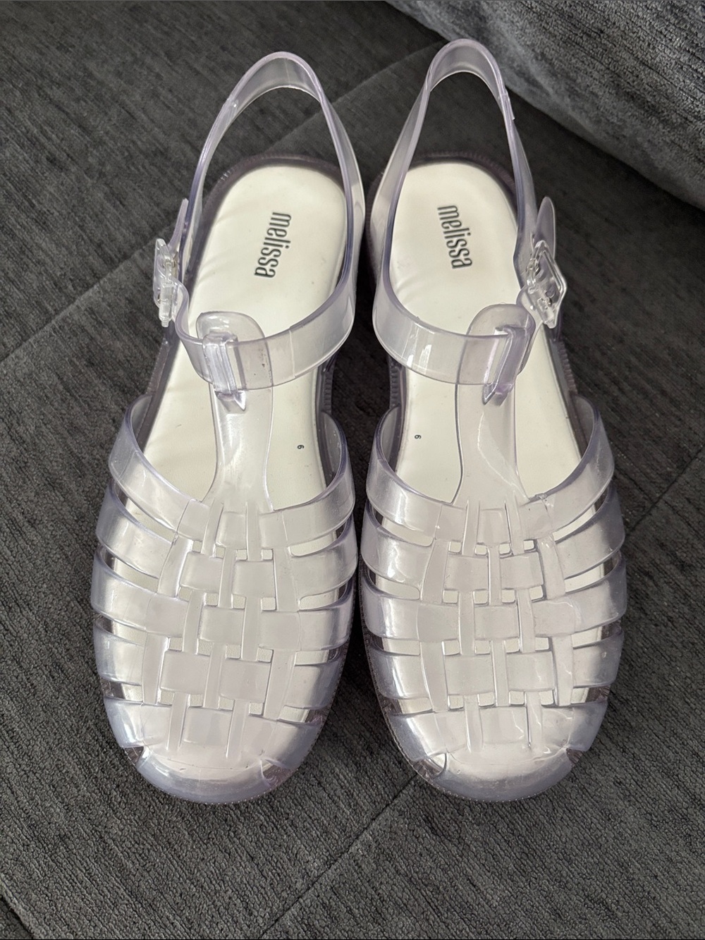 Melissa Women’s Clear Jelly Sandals - Lilac Tint